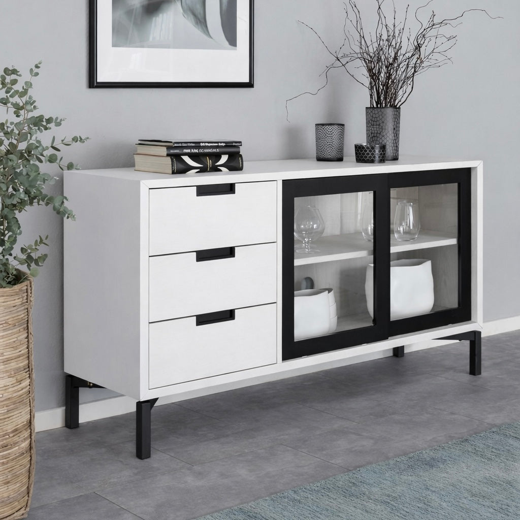 Amazing wooden sideboard Con 8601