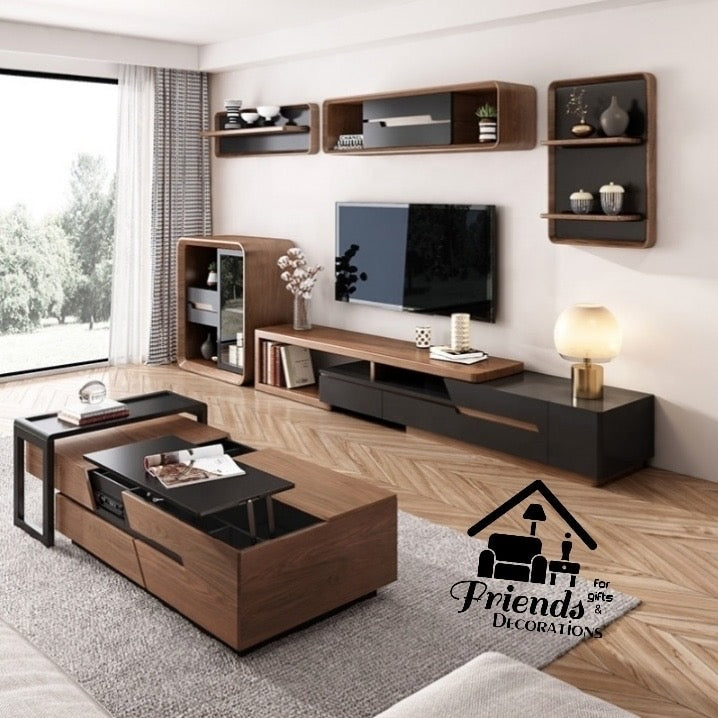 Set of TV unit with coffee table Zxc 230 - Friends 