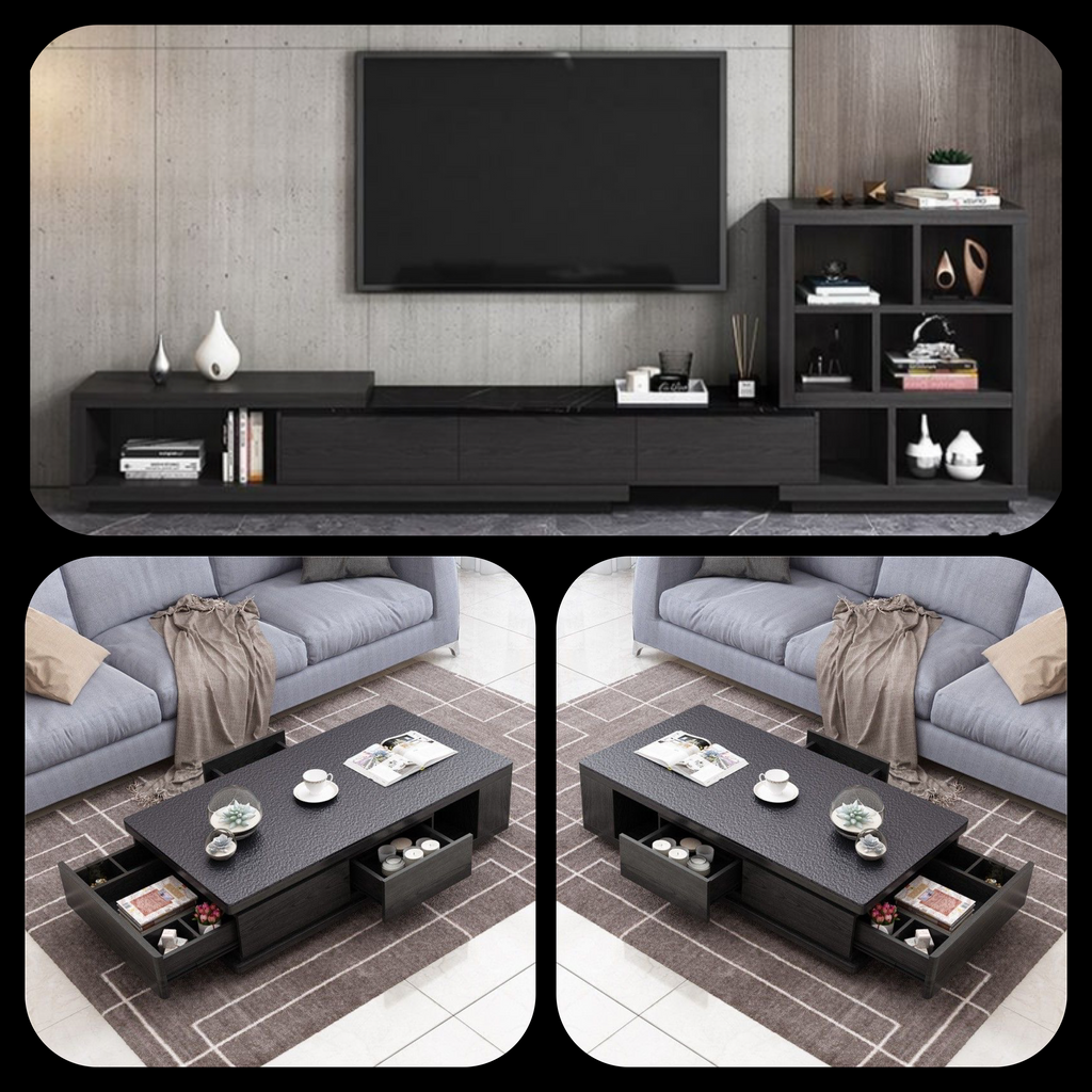 Set of TV unit with coffee table Zxc 507 - Friends 