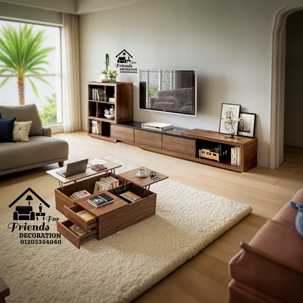 Set of TV unit with coffee table Zxc 501 - Friends 