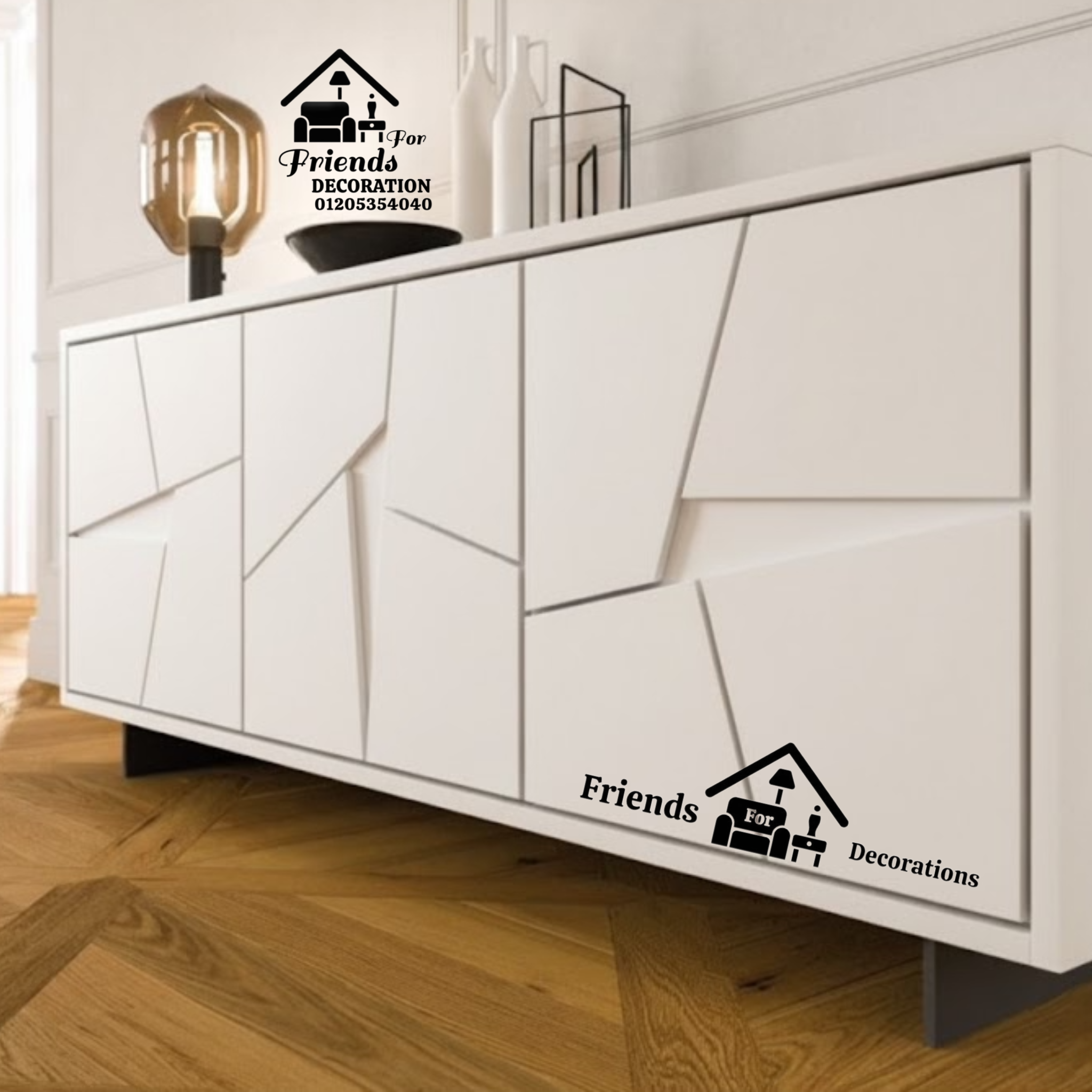 Amazing wooden sideboard Con 8592