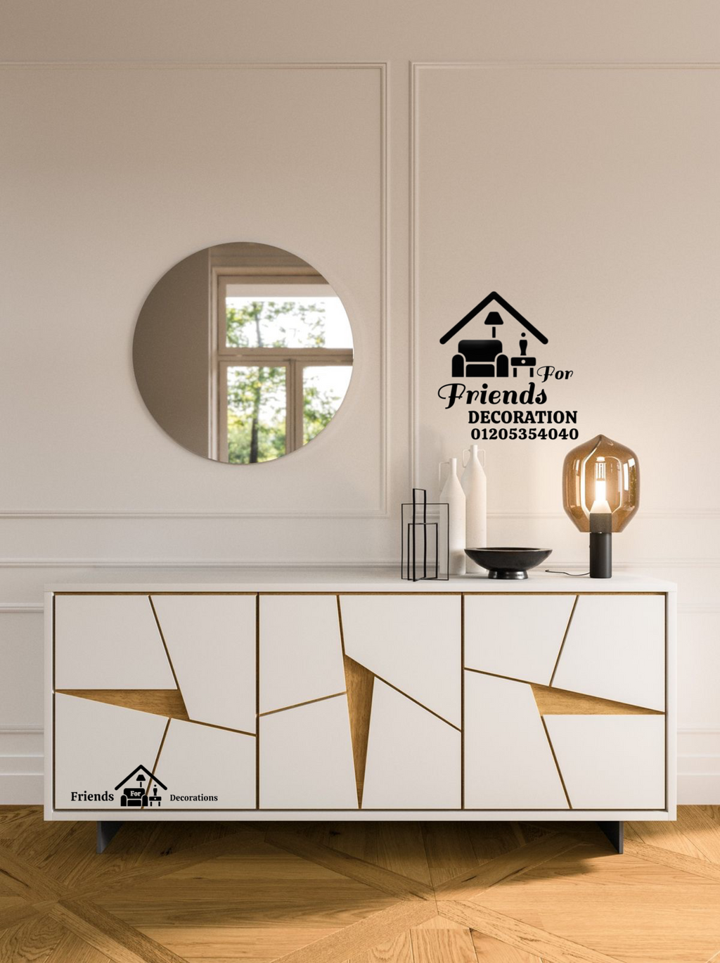 Amazing wooden sideboard Con 8588