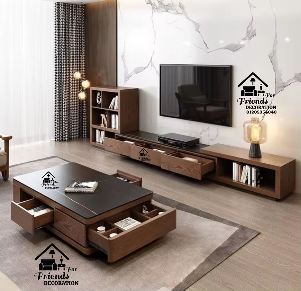 Set of TV unit with coffee table Zxc 506 - Friends 